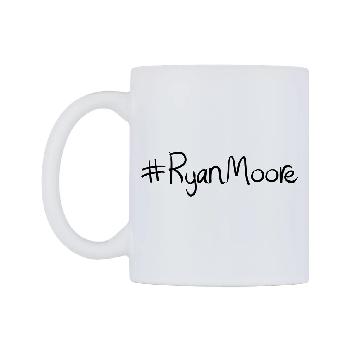 RyanMoore Mug — mug, right side, on a white background