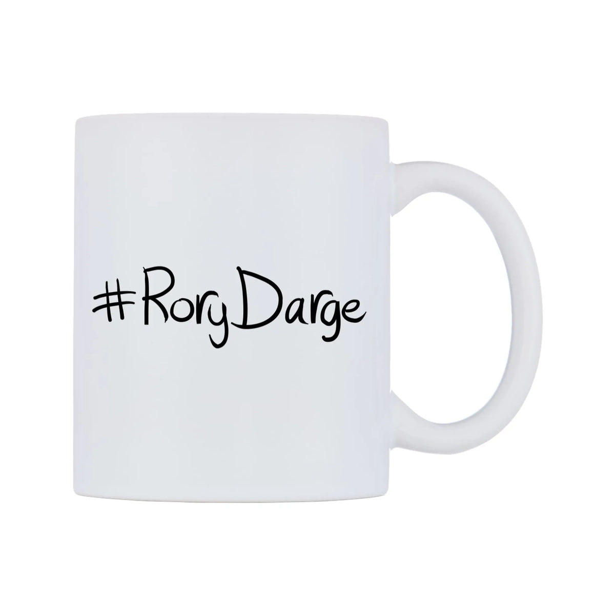 RoryDarge Mug — mug, left side, on a white background