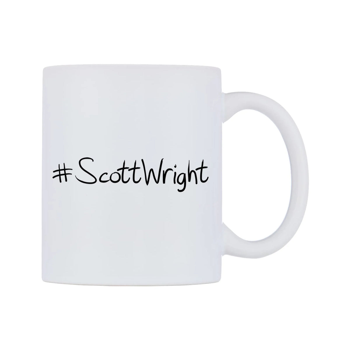 ScottWright Mug — mug, left side, on a white background