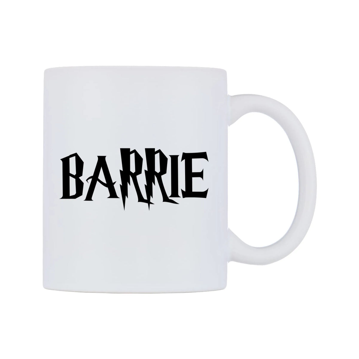 Barrie - Wizard Themed Mug — white 11oz gloss mug, left side, on a white background