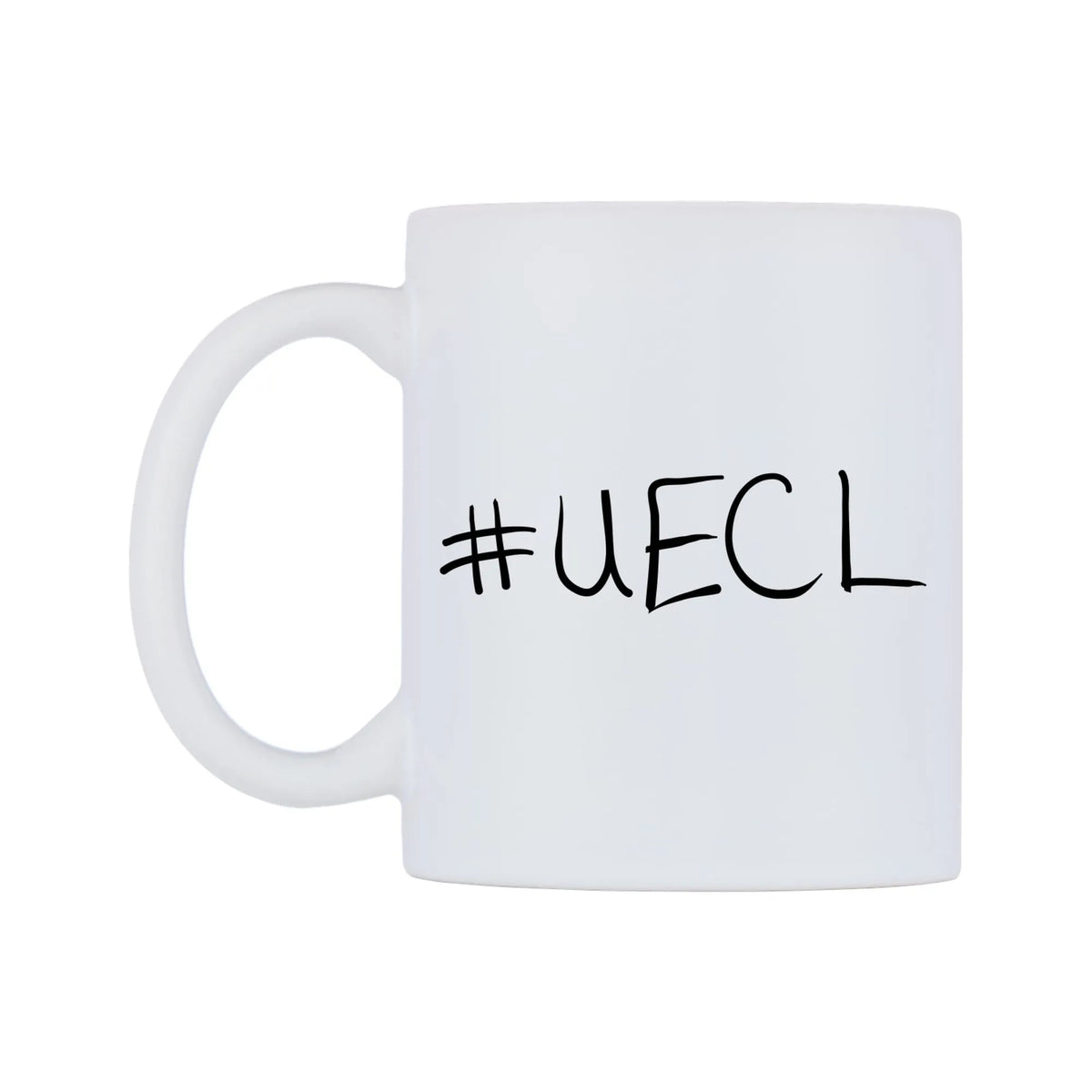 UECL Mug — mug, right side, on a white background