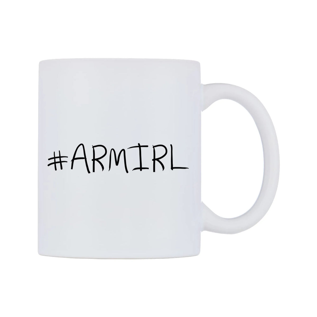 ARMIRL Mug — mug, left side, on a white background