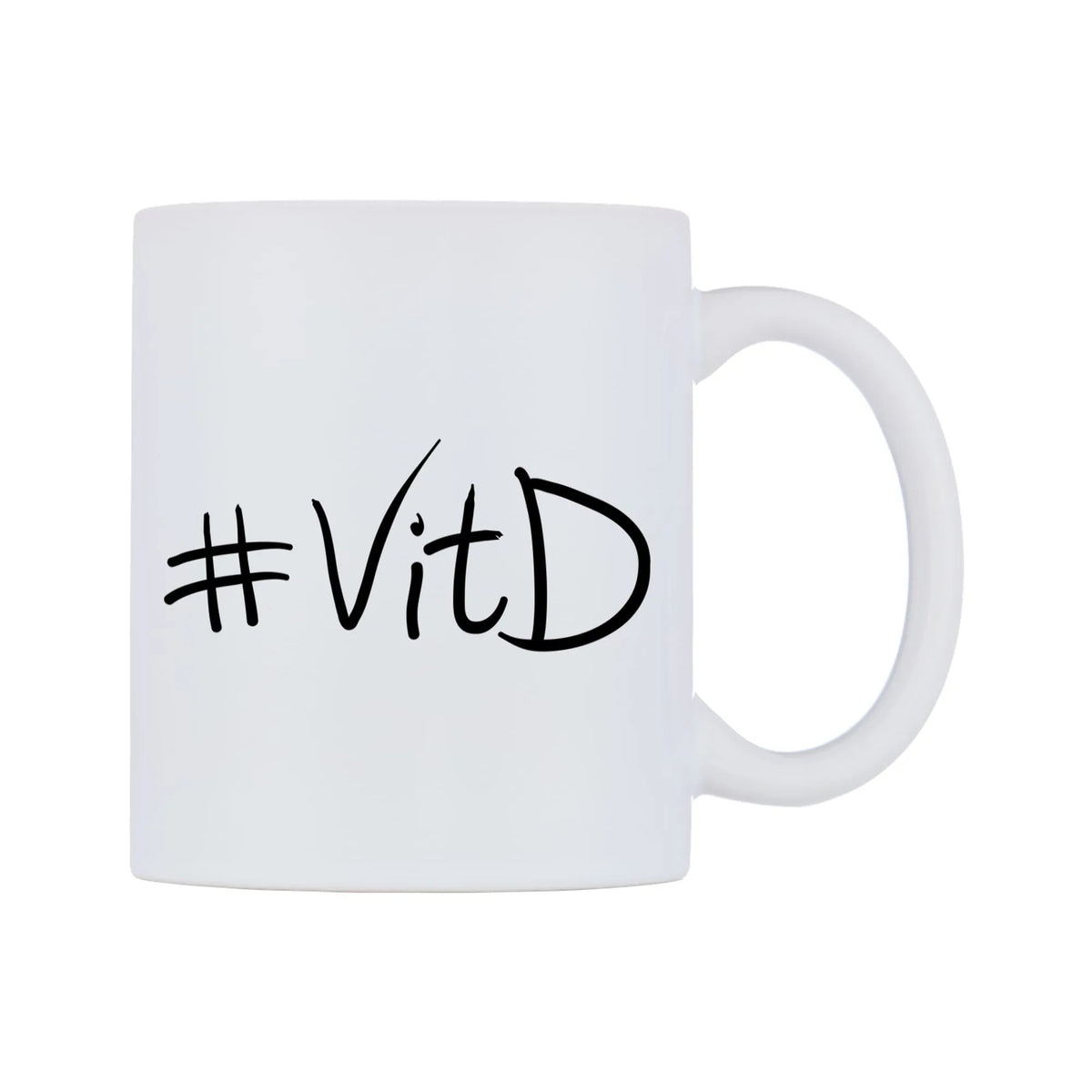 VitD Mug — mug, left side, on a white background