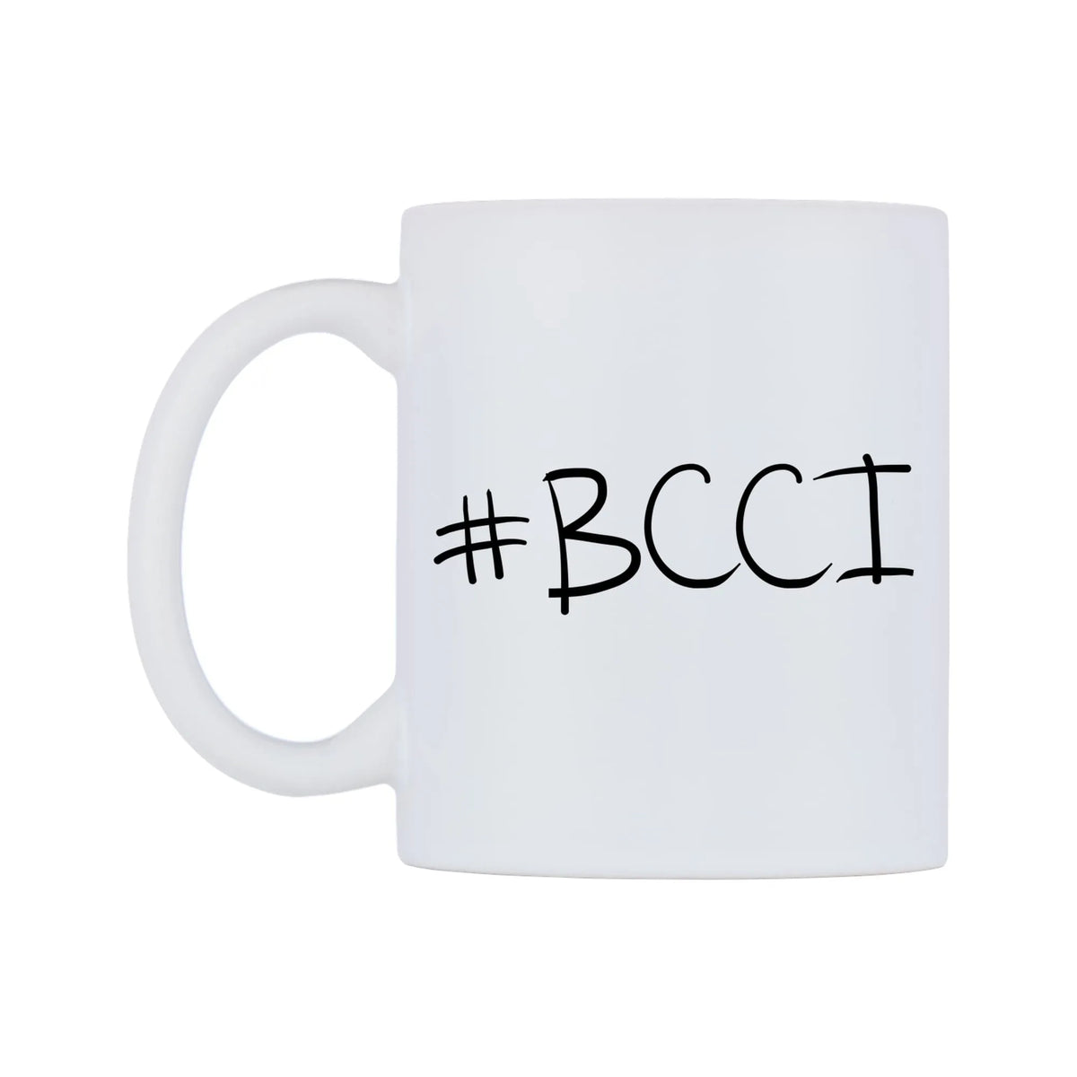 BCCI Mug — mug, right side, on a white background