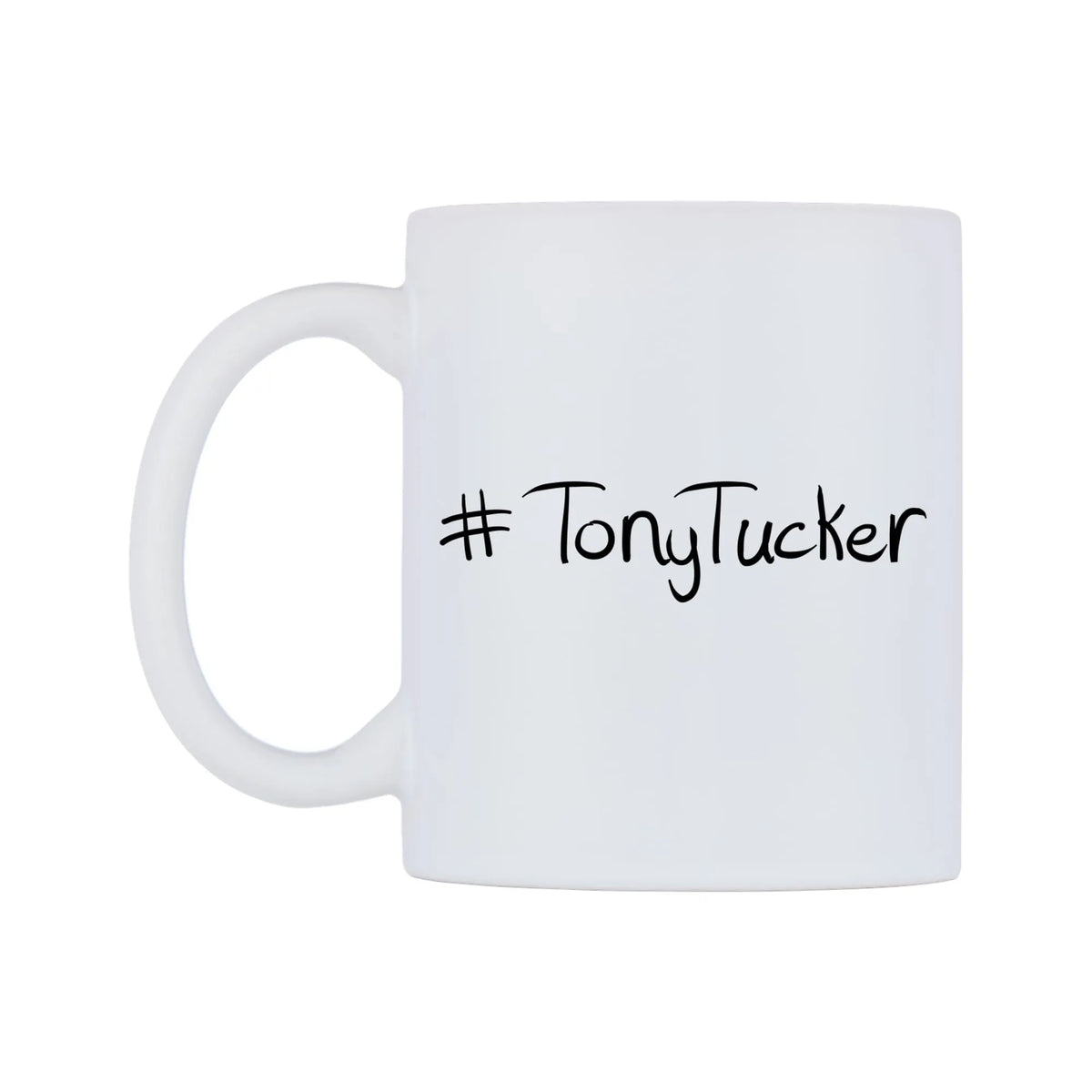 TonyTucker Mug — mug, right side, on a white background