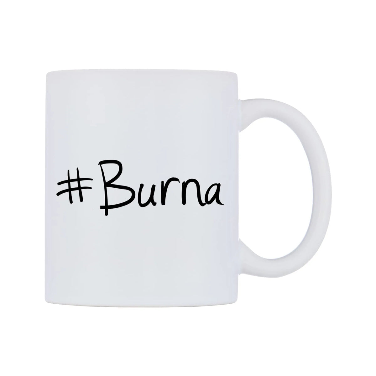Burna Mug — mug, left side, on a white background
