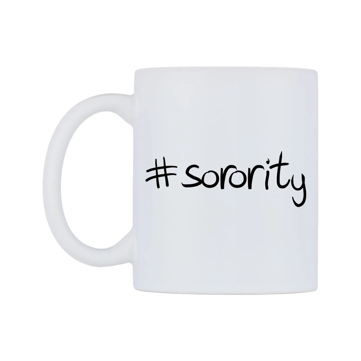 sorority Mug — mug, right side, on a white background