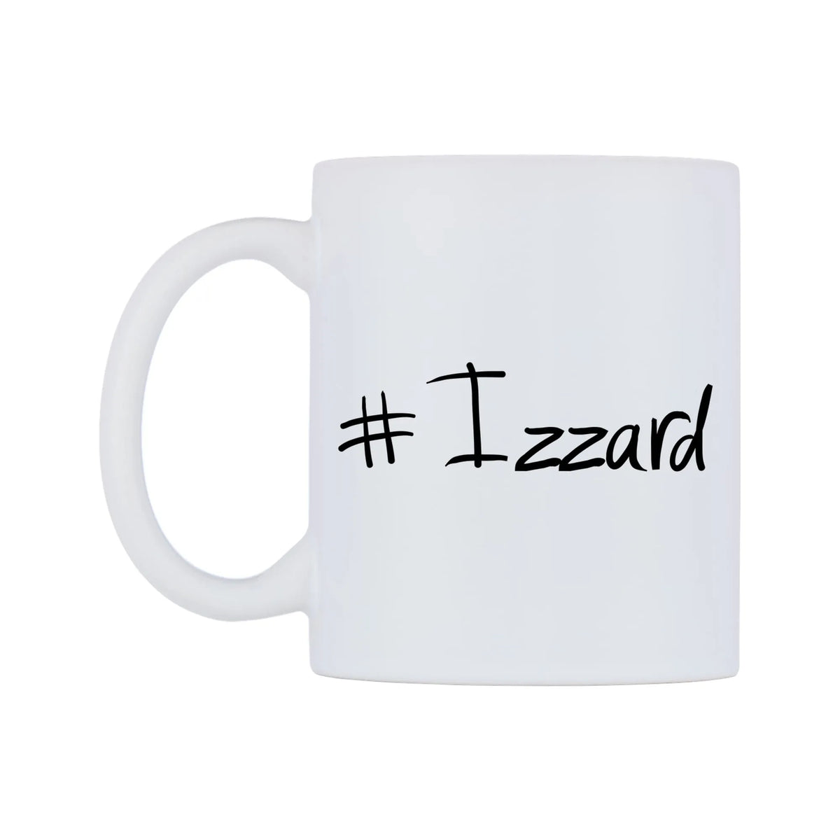 Izzard Mug — mug, right side, on a white background