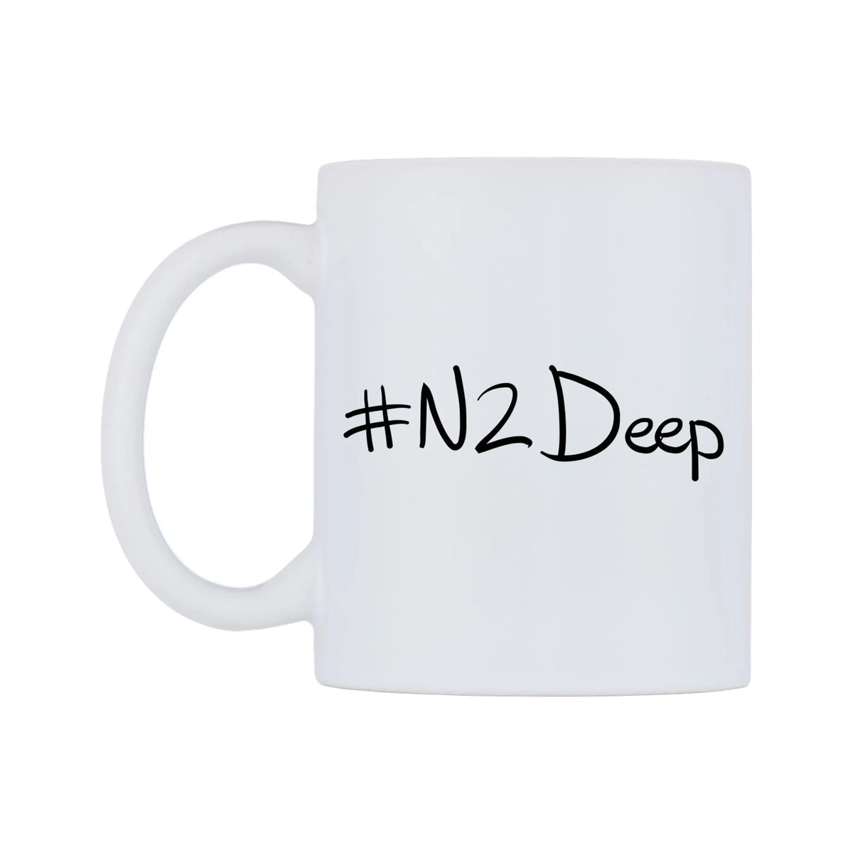 N2Deep Mug — mug, right side, on a white background