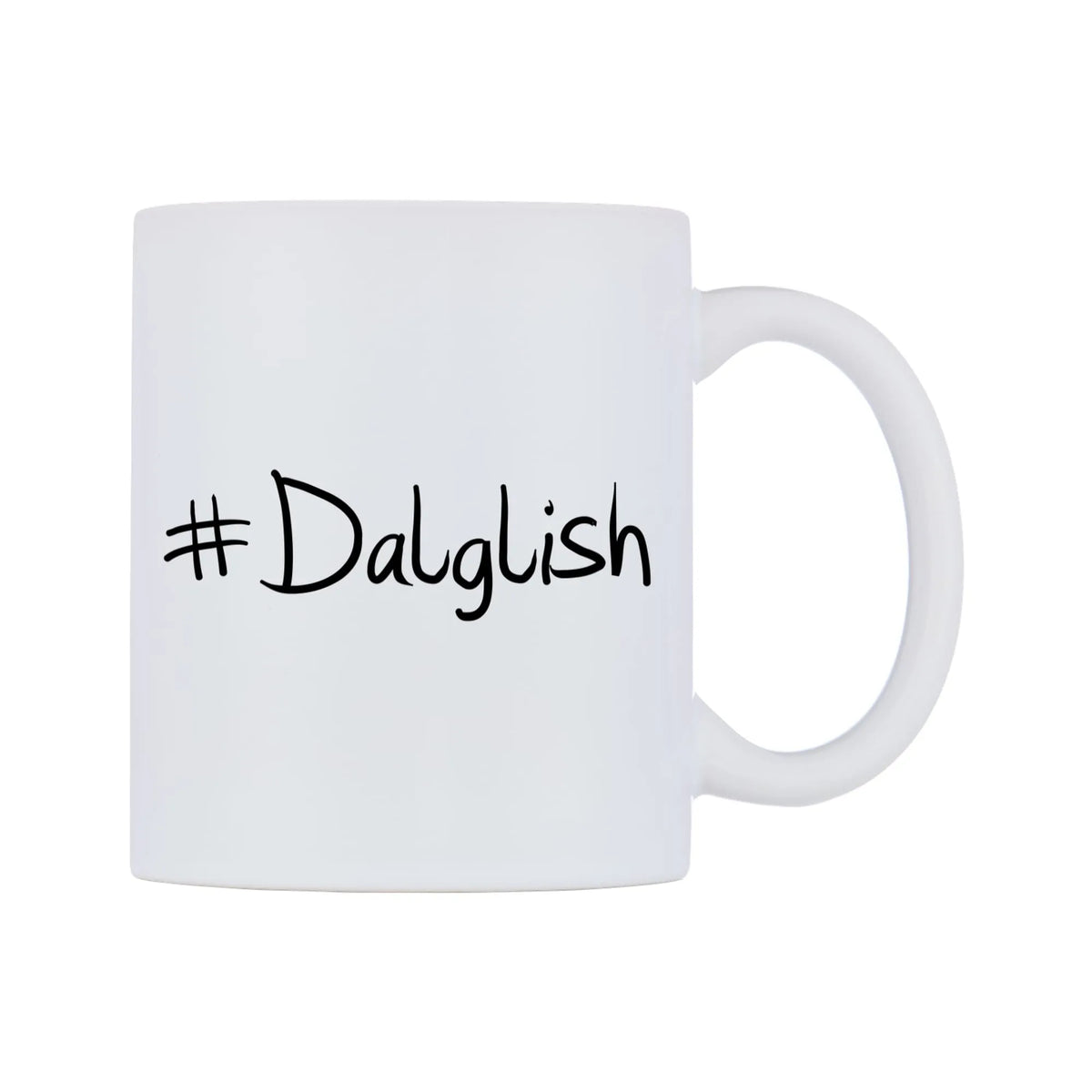 Dalglish Mug — mug, left side, on a white background