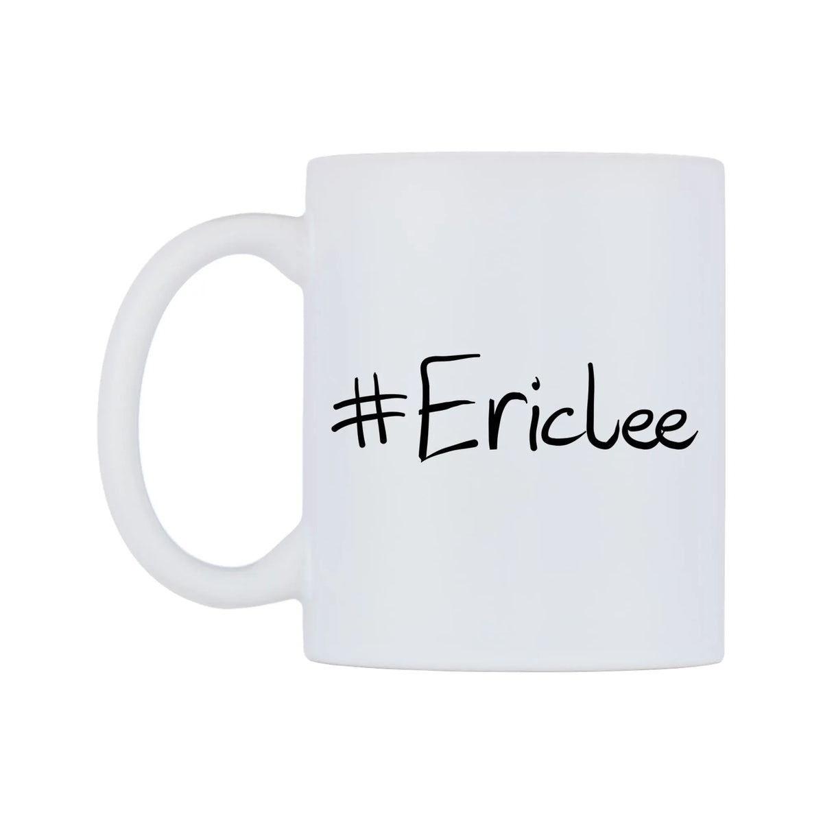 Ericlee Mug — mug, right side, on a white background