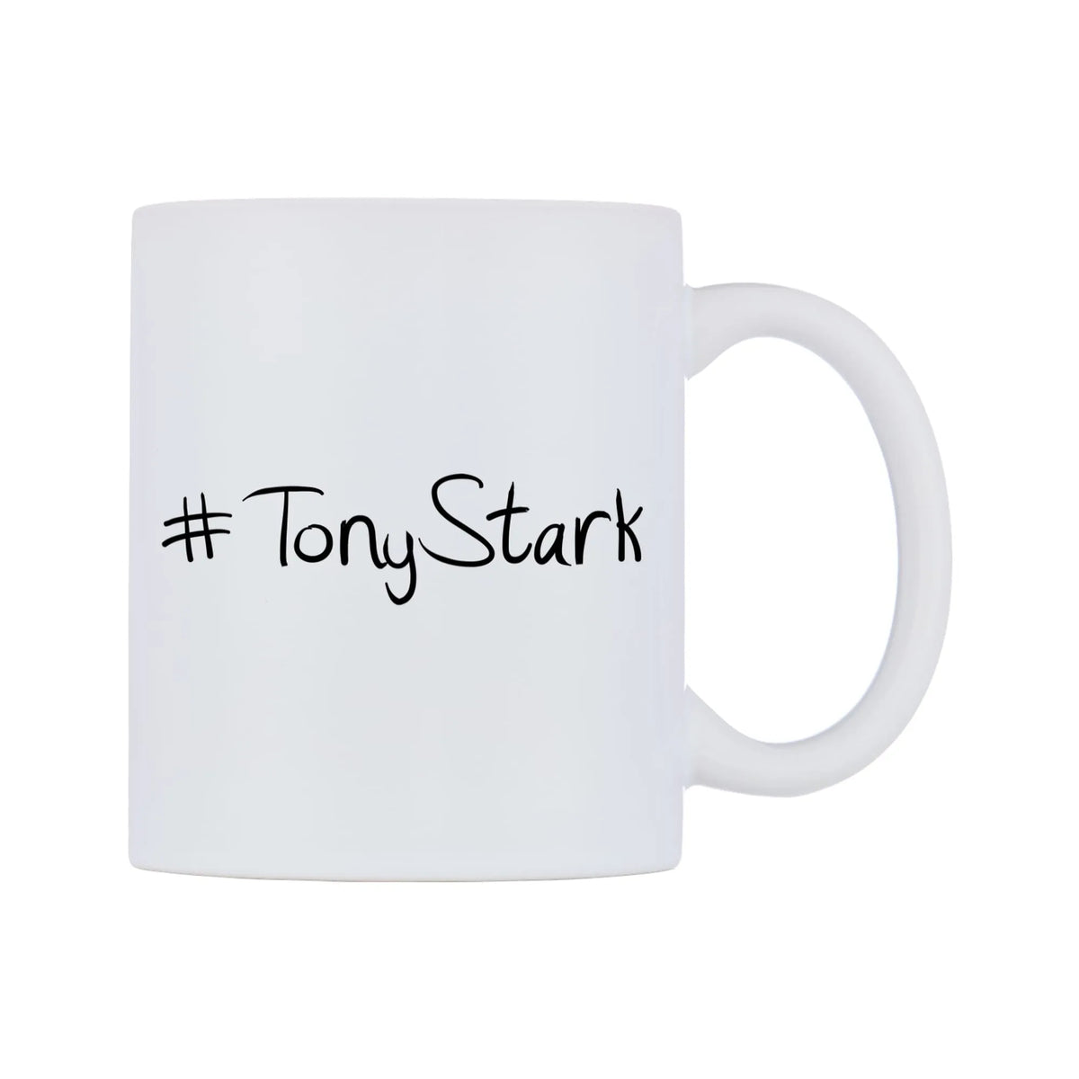 TonyStark Mug — mug, left side, on a white background
