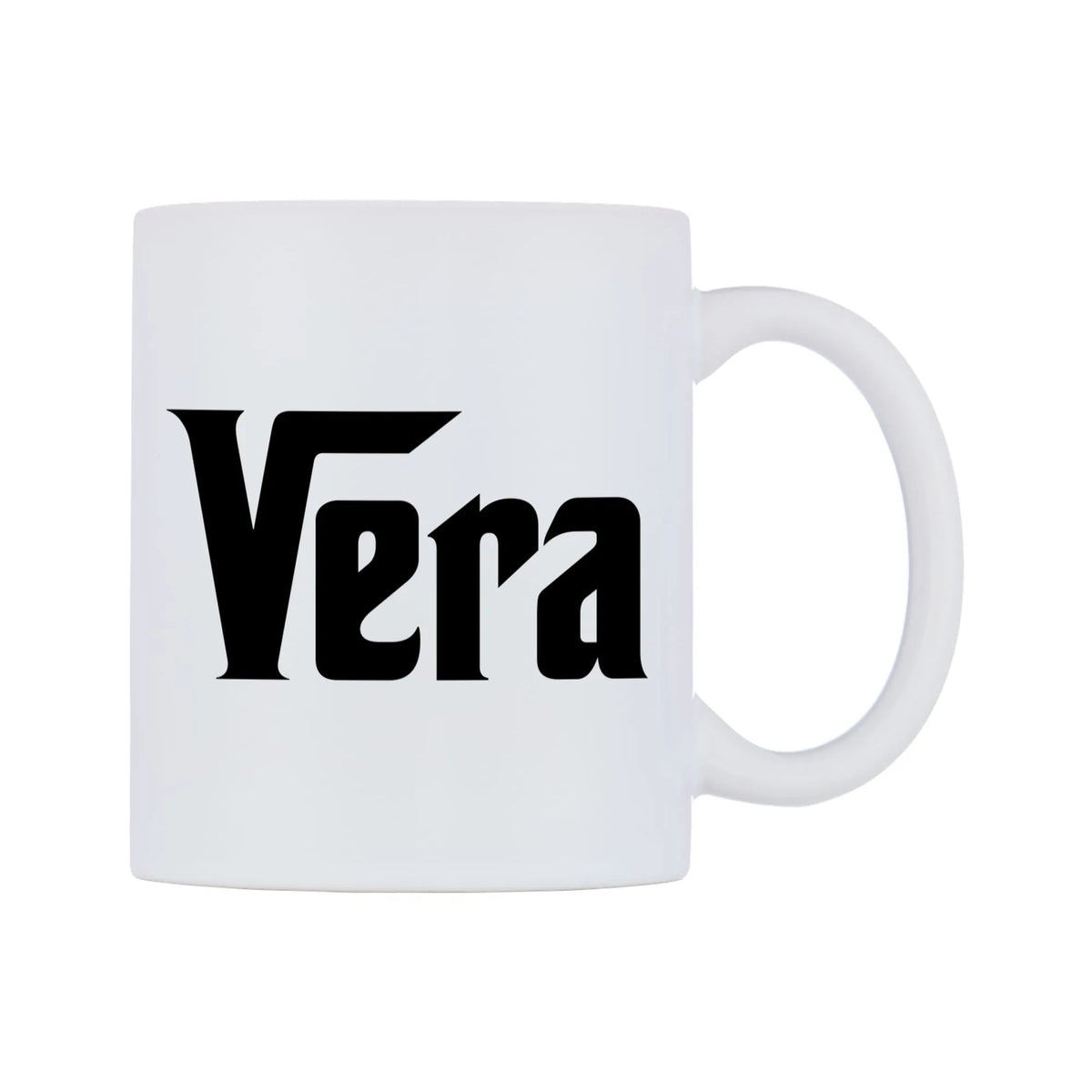Vera - Godfather Themed Mug — white 11oz gloss mug, left side, on a white background