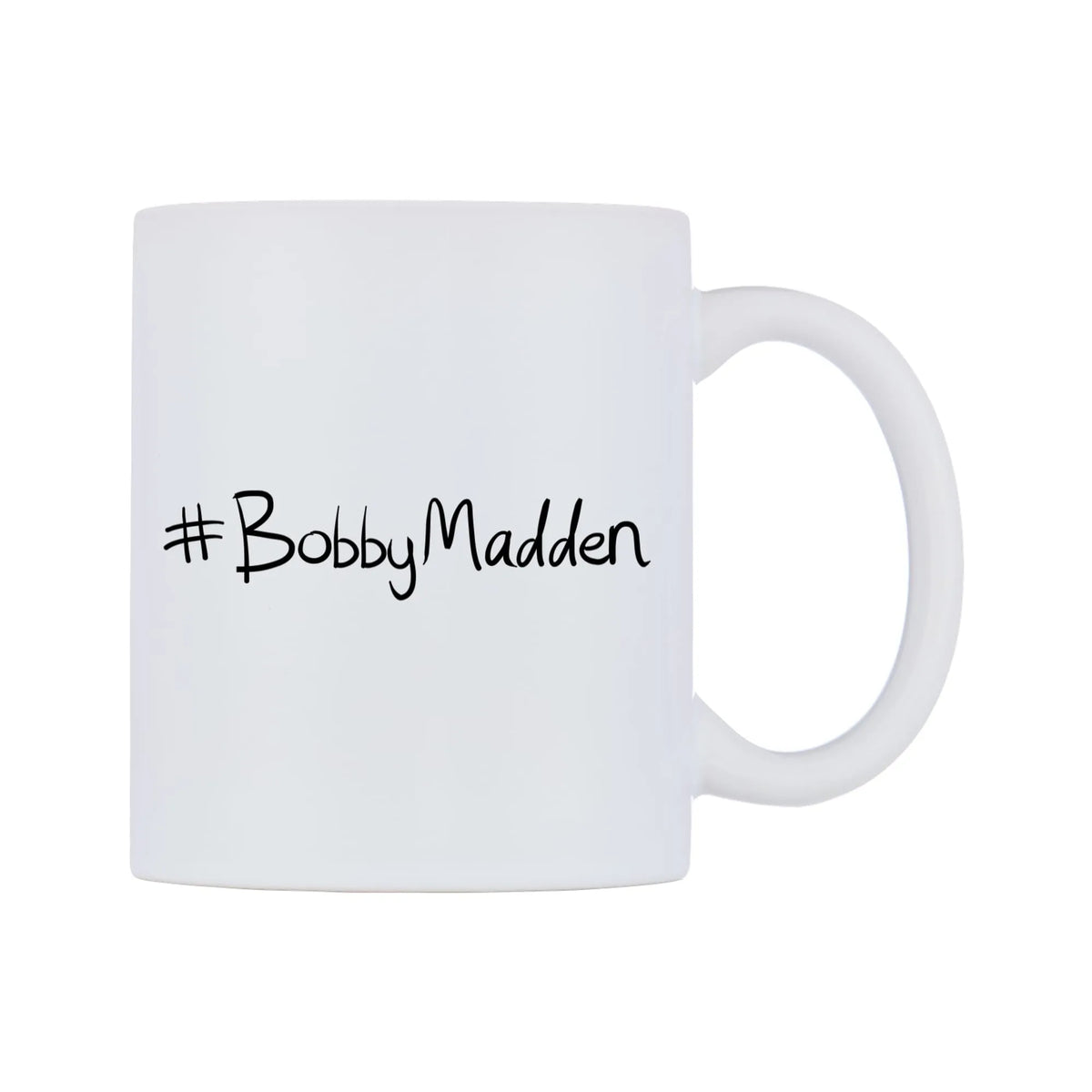 BobbyMadden Mug — mug, left side, on a white background