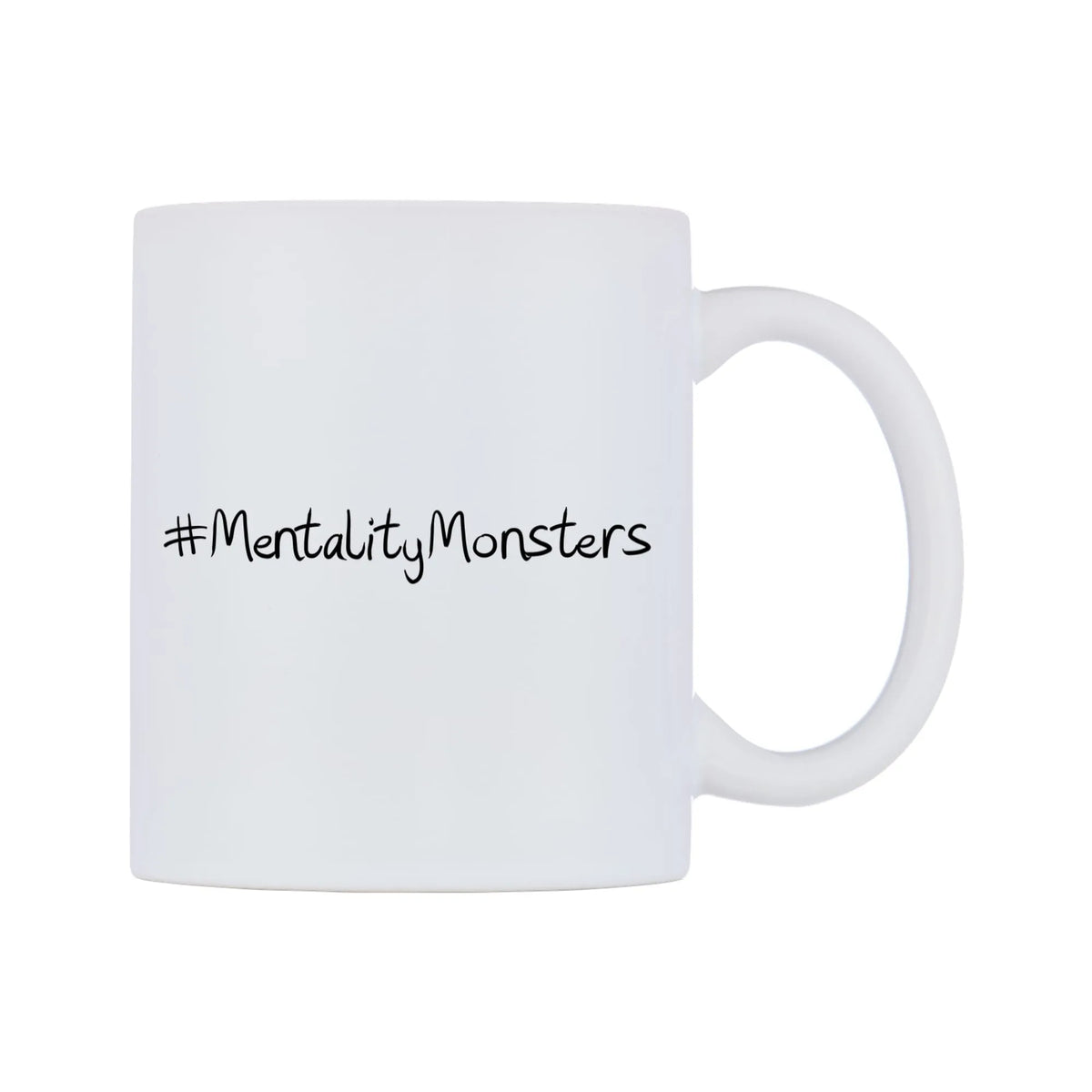 MentalityMonsters Mug — mug, left side, on a white background