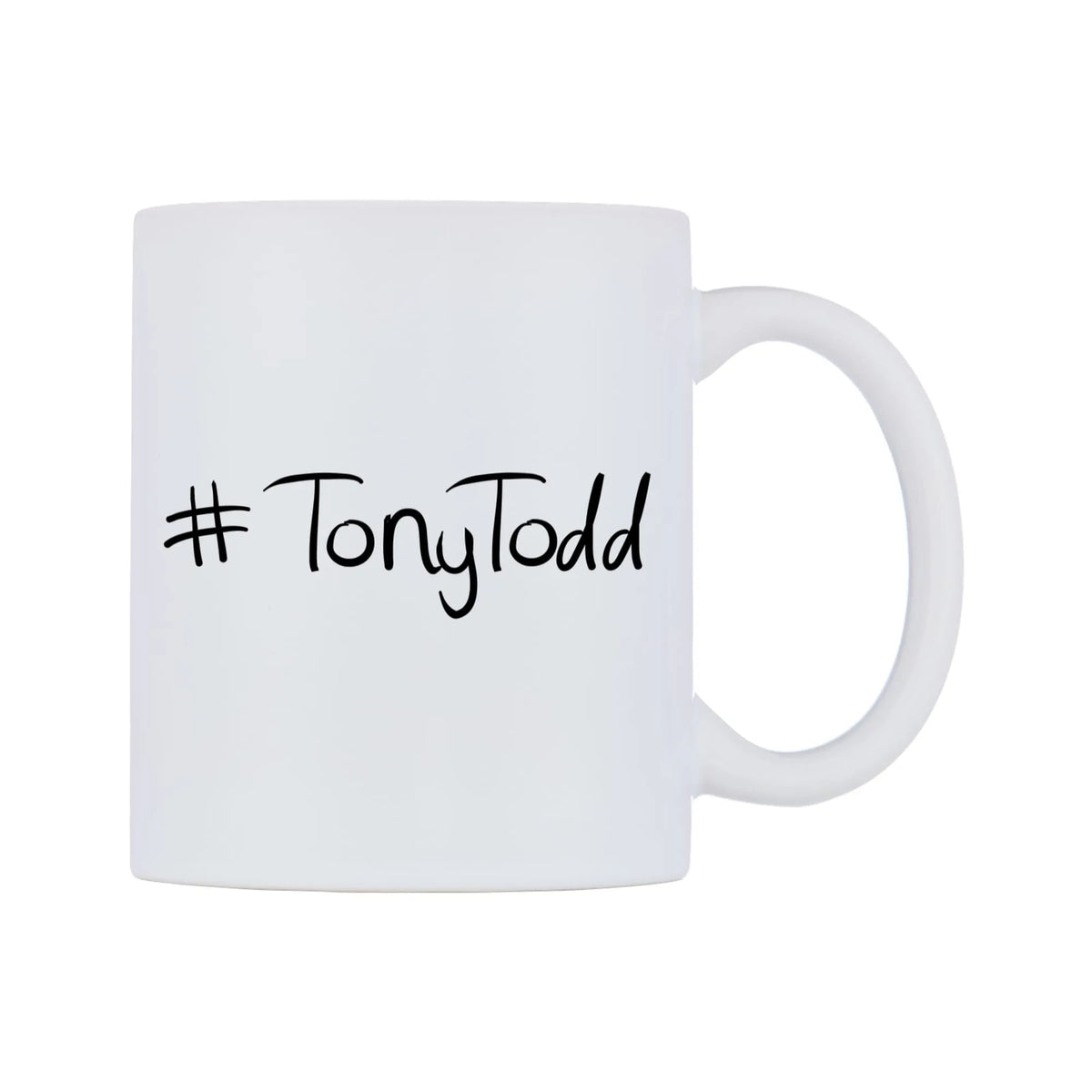 TonyTodd Mug — mug, left side, on a white background