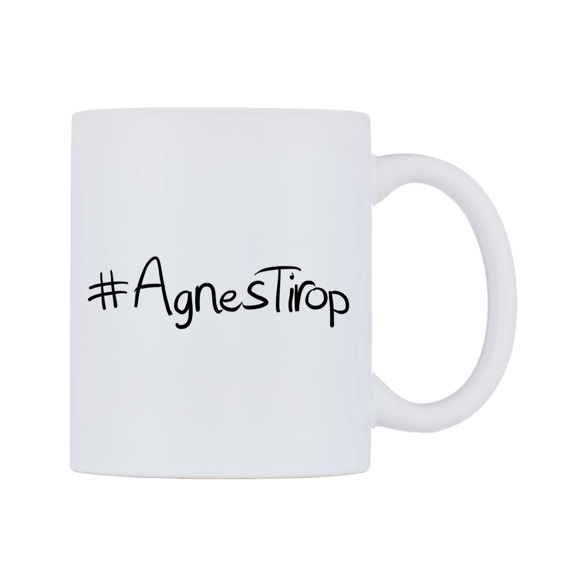AgnesTirop Mug — mug, left side, on a white background