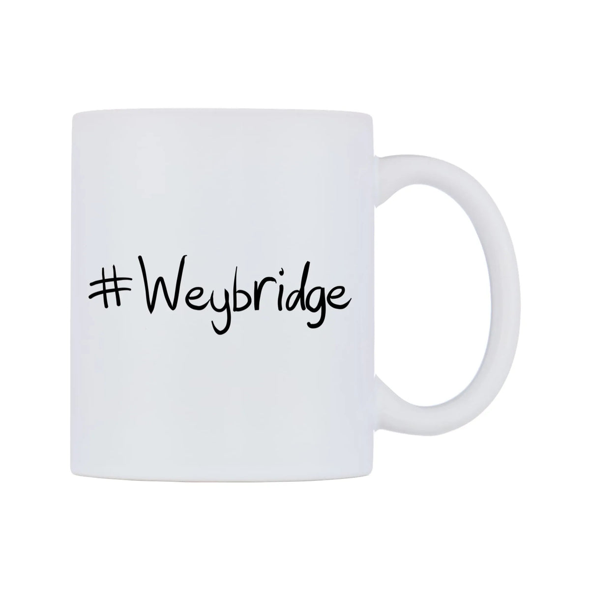 Weybridge Mug — mug, left side, on a white background