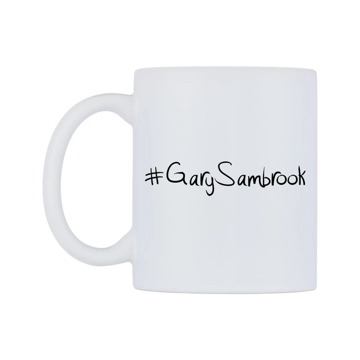 GarySambrook Mug — mug, right side, on a white background