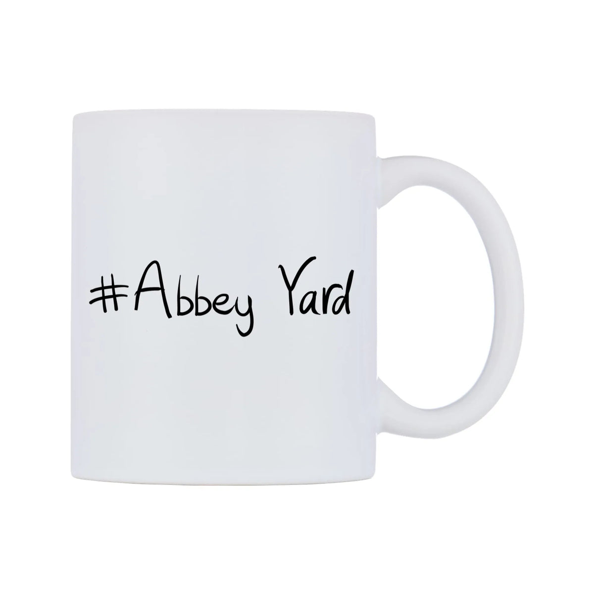 Abbey Yard Mug — mug, left side, on a white background