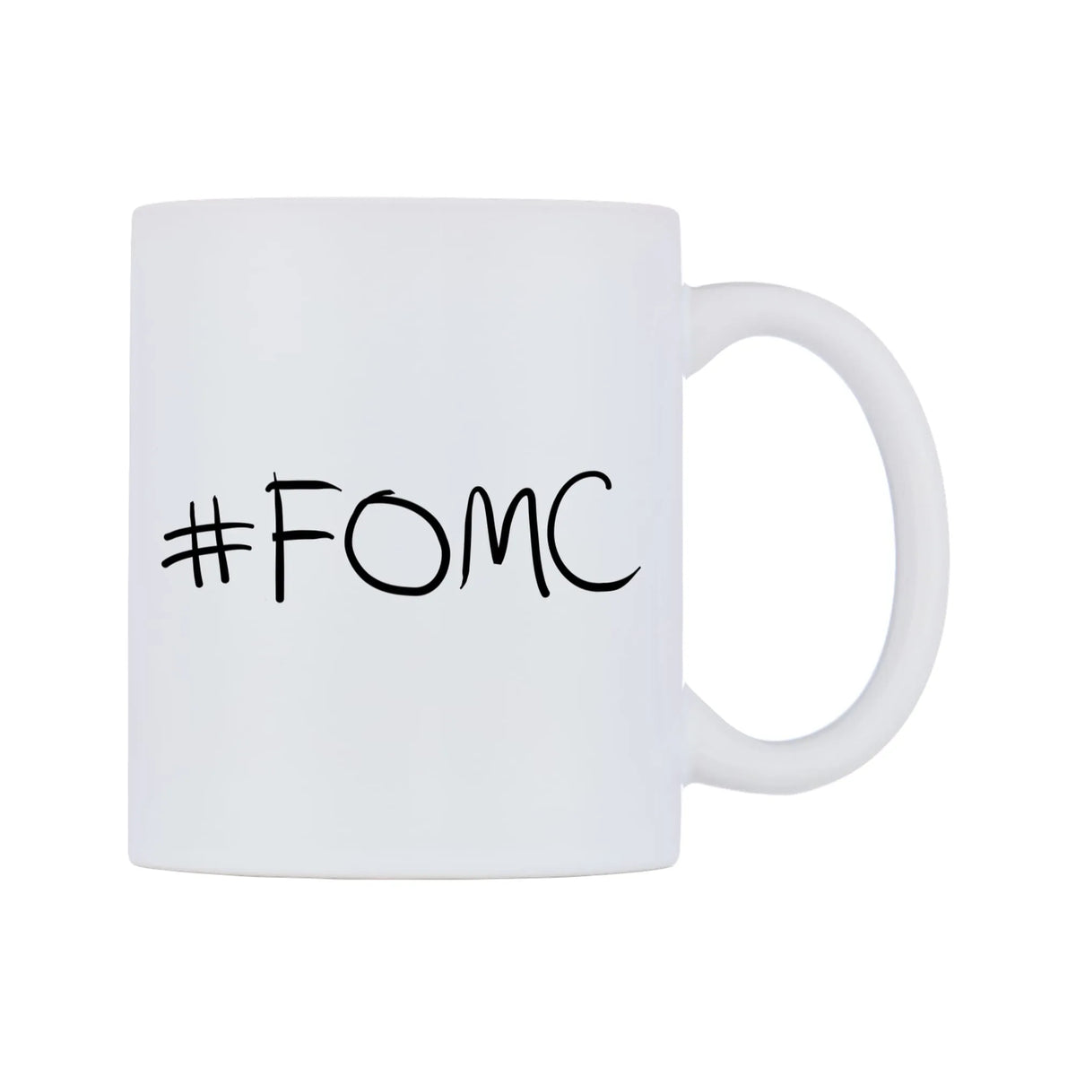 FOMC Mug — mug, left side, on a white background