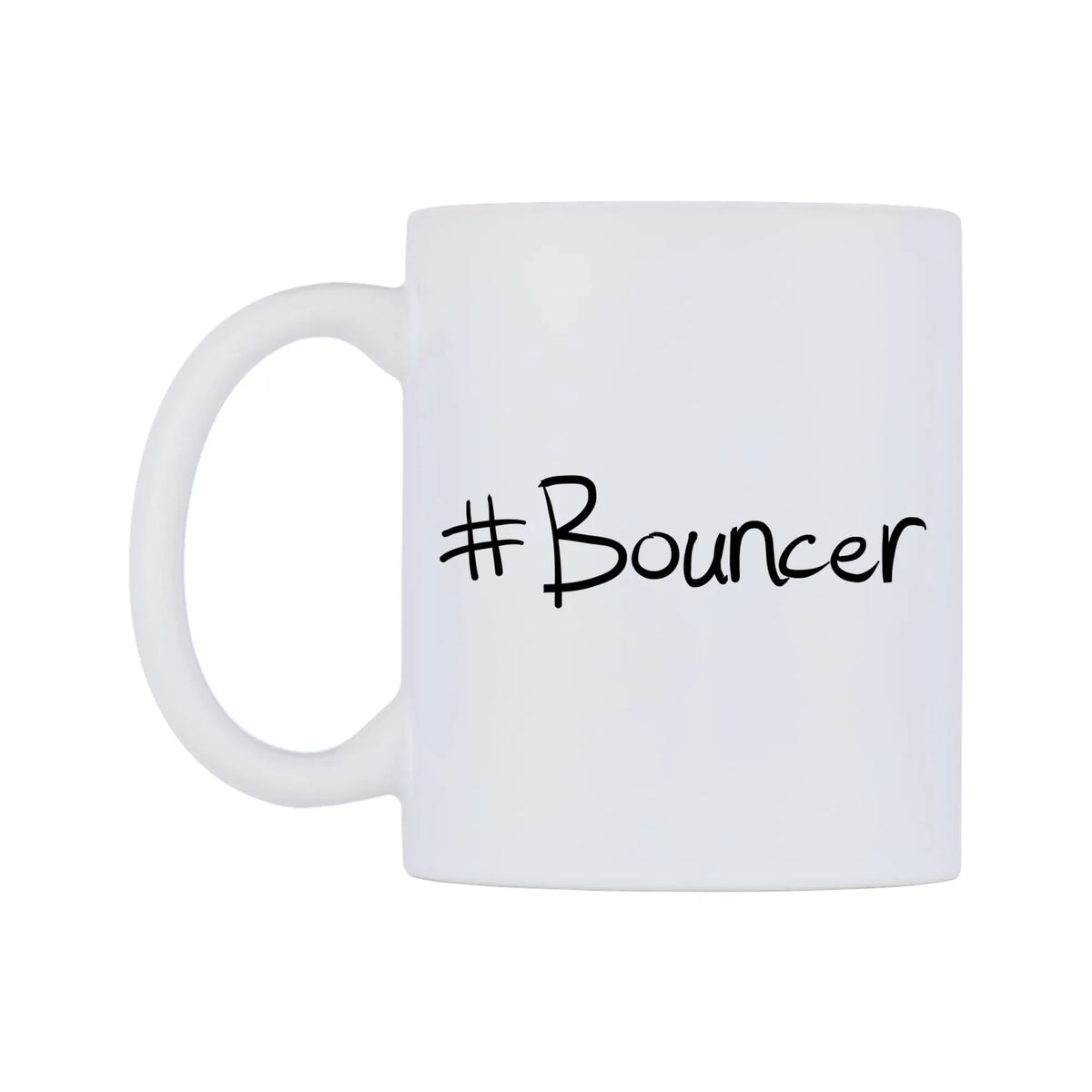 Bouncer Mug — mug, right side, on a white background