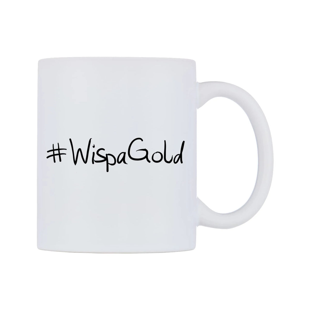 WispaGold Mug — mug, left side, on a white background