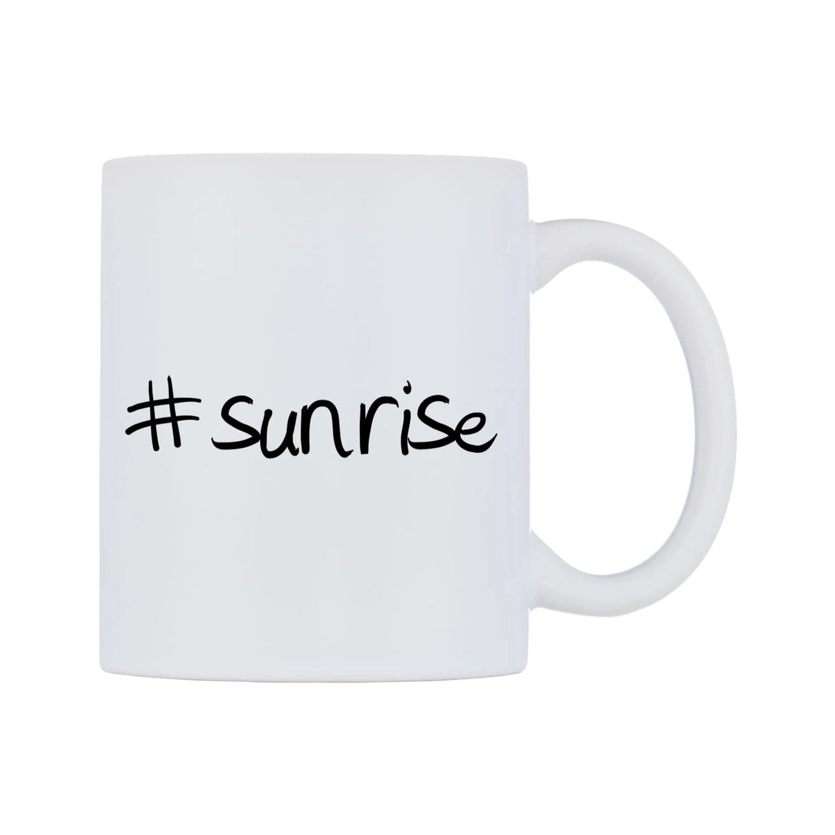 sunrise Mug — mug, left side, on a white background