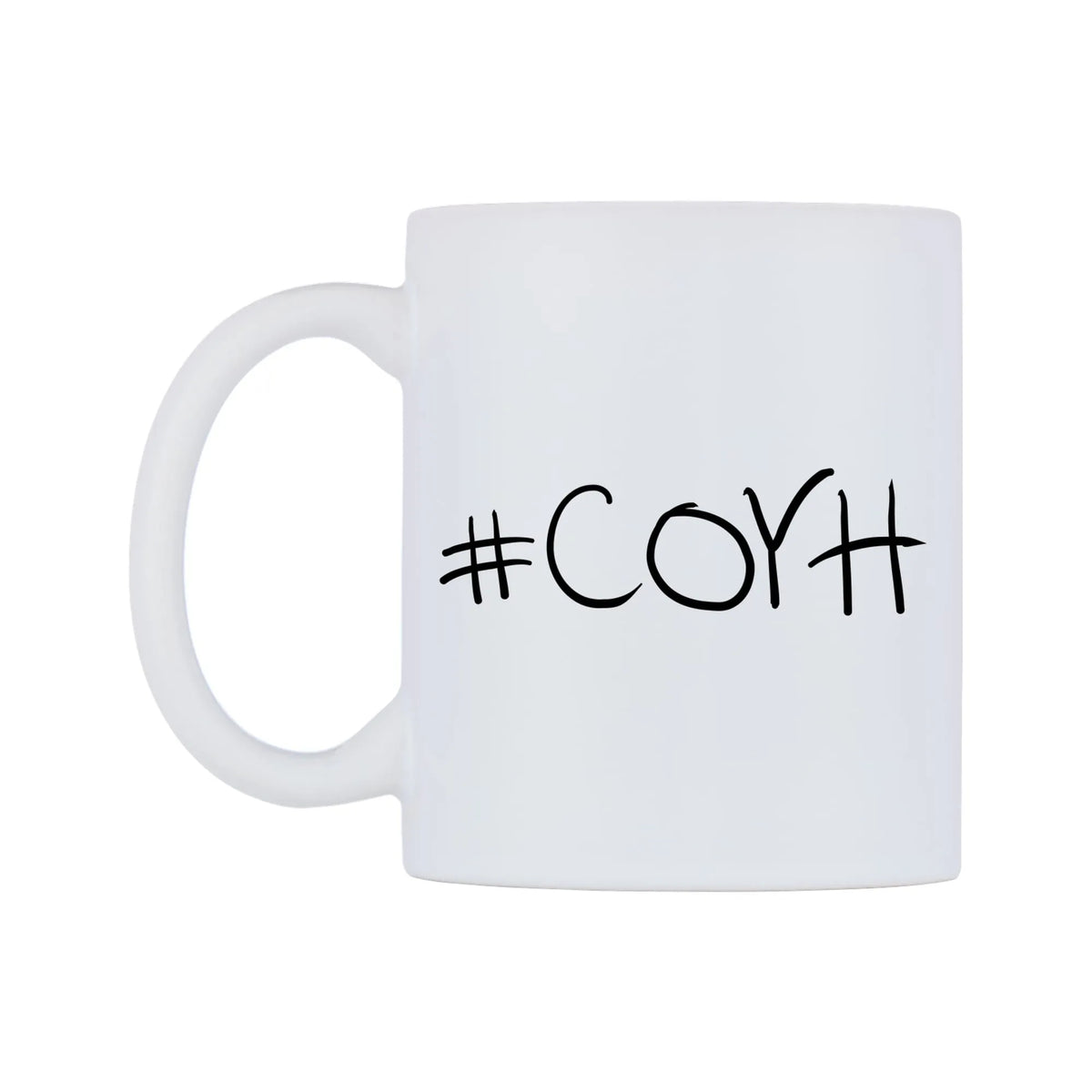 COYH Mug — mug, right side, on a white background