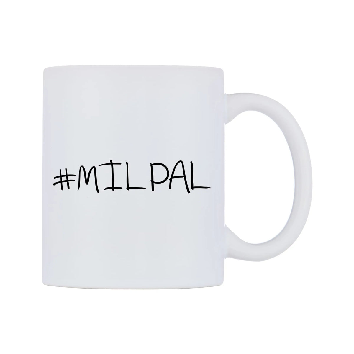 MILPAL Mug — mug, left side, on a white background
