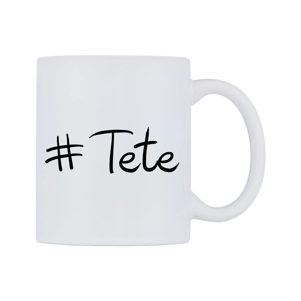 Tete Mug — mug, left side, on a white background