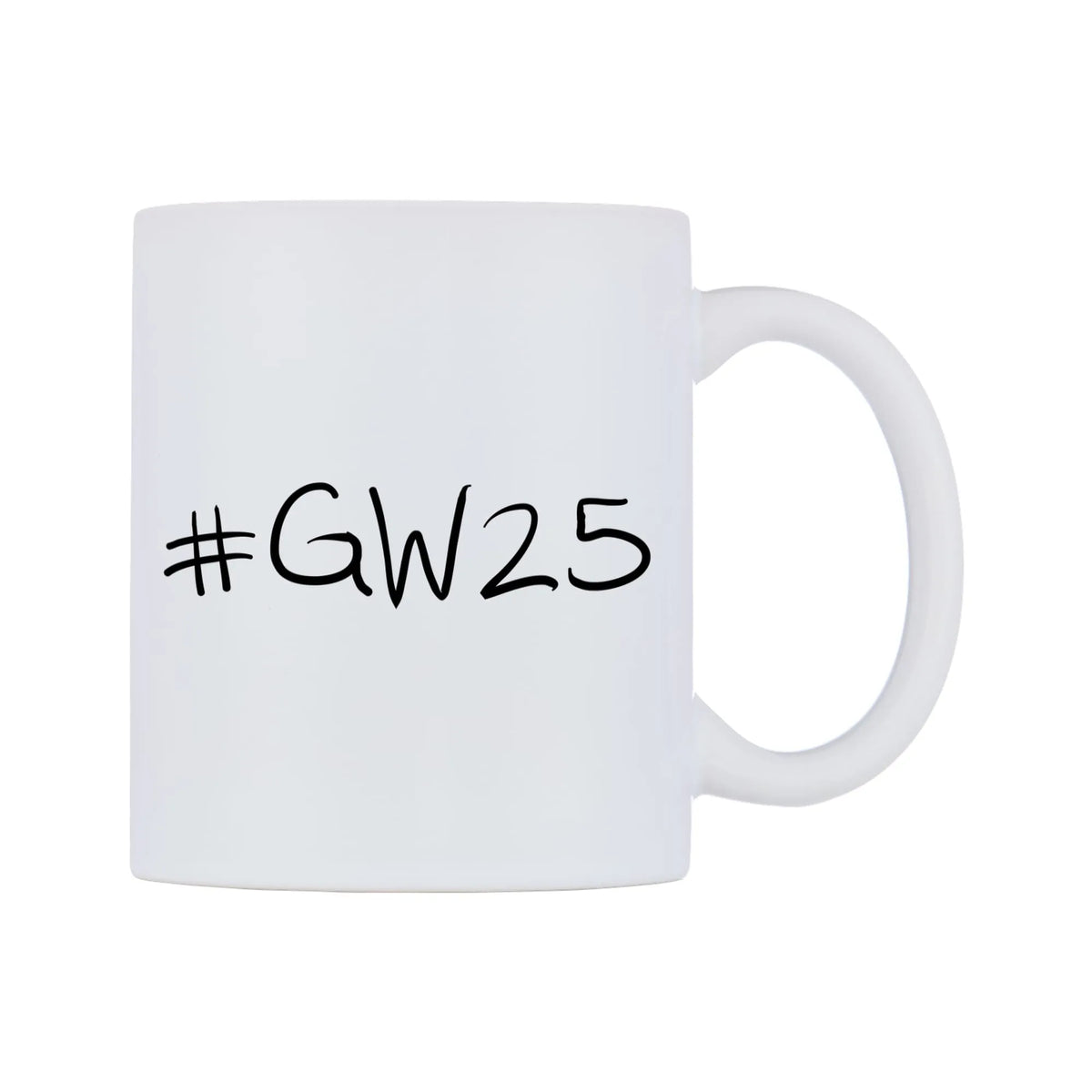 GW25 Mug — mug, left side, on a white background