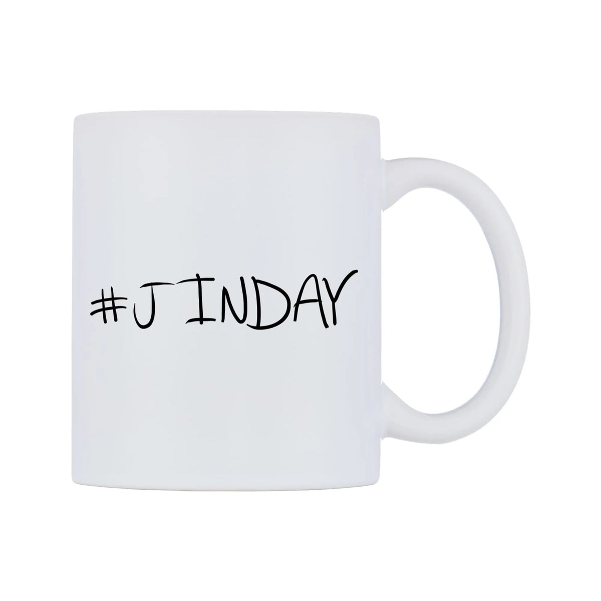JINDAY Mug — mug, left side, on a white background