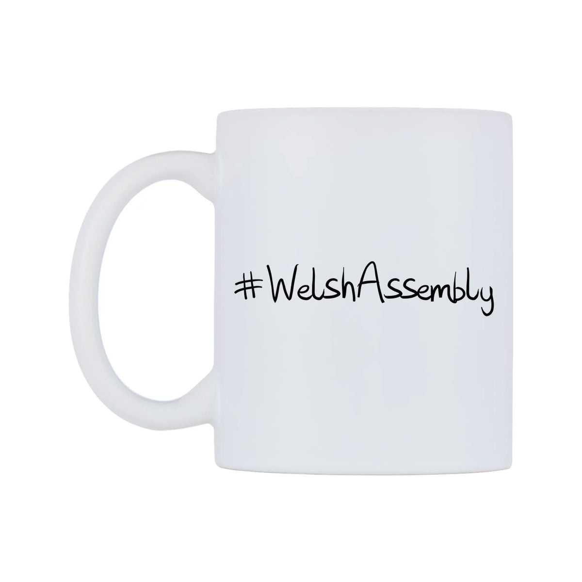 WelshAssembly Mug — mug, right side, on a white background