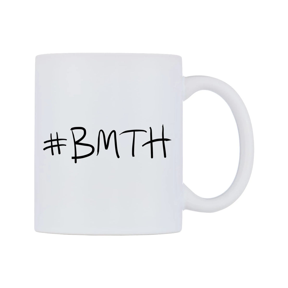 BMTH Mug — mug, left side, on a white background