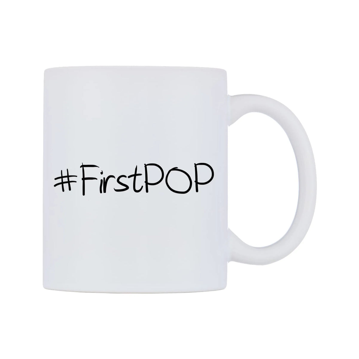 FirstPOP Mug — mug, left side, on a white background