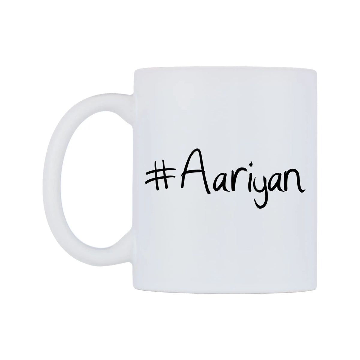 Aariyan Mug — mug, right side, on a white background