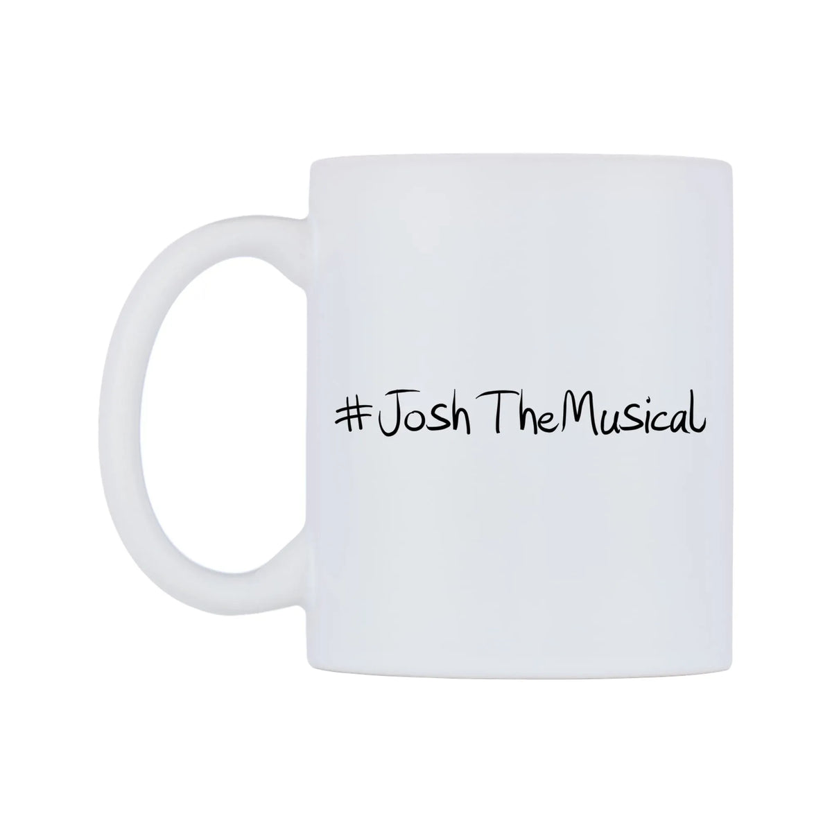 JoshTheMusical Mug — mug, right side, on a white background