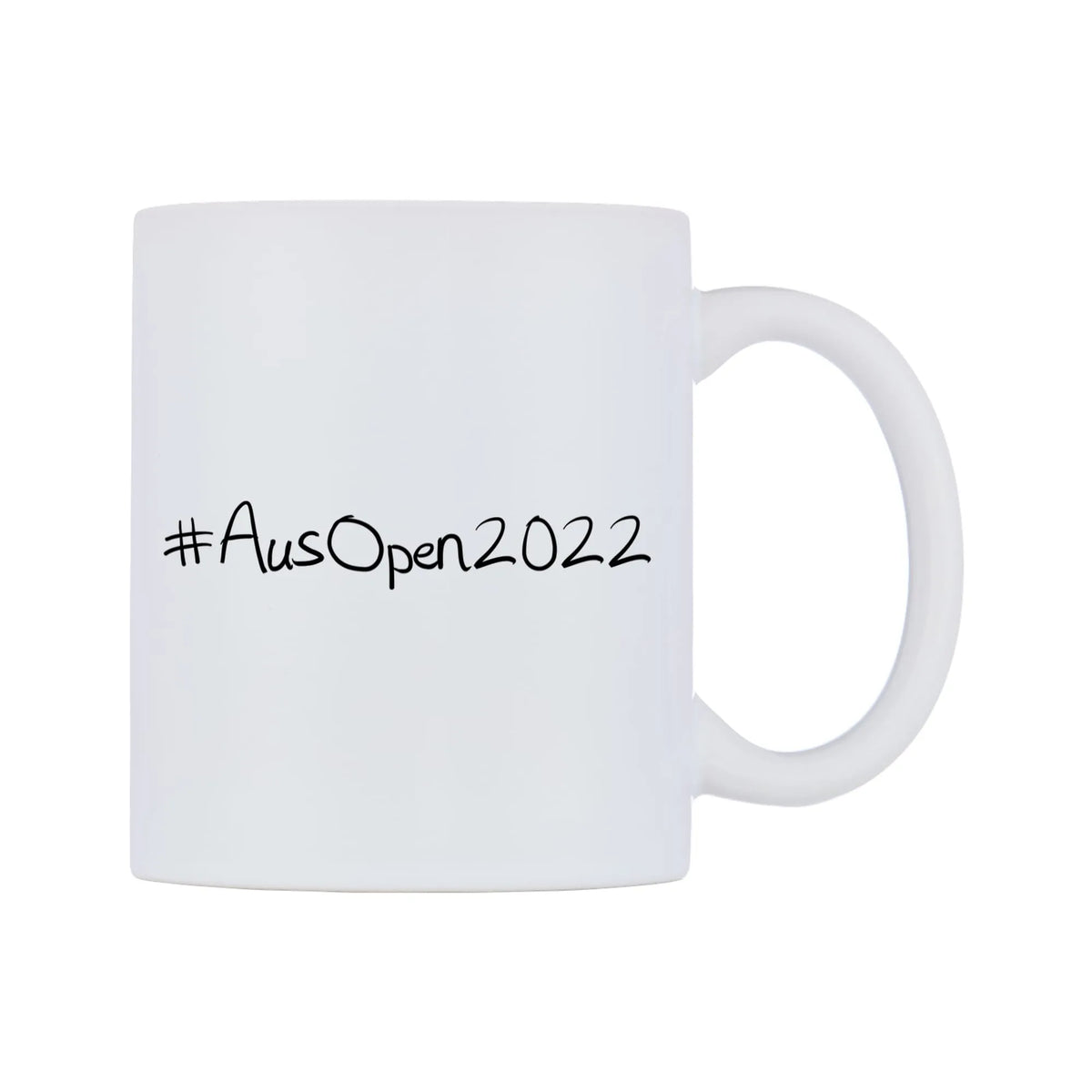 AusOpen2022 Mug — mug, left side, on a white background