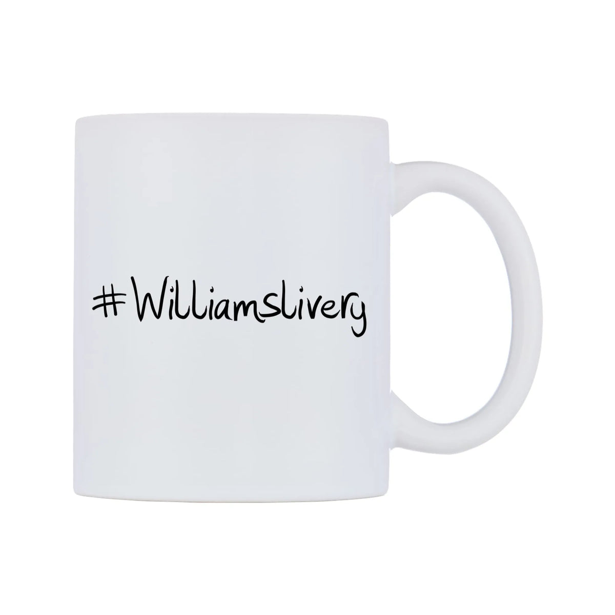 Williamslivery Mug — mug, left side, on a white background