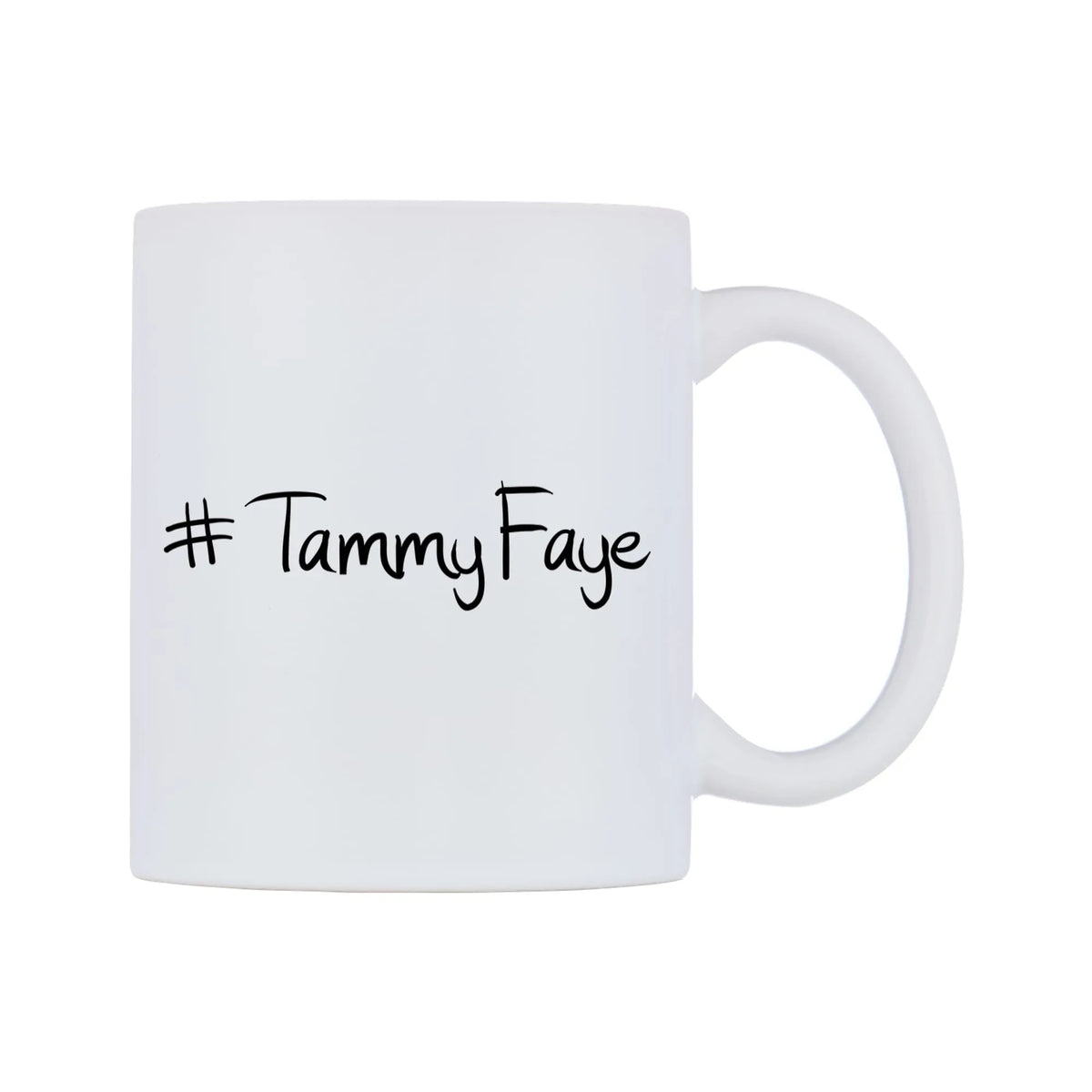 TammyFaye Mug — mug, left side, on a white background