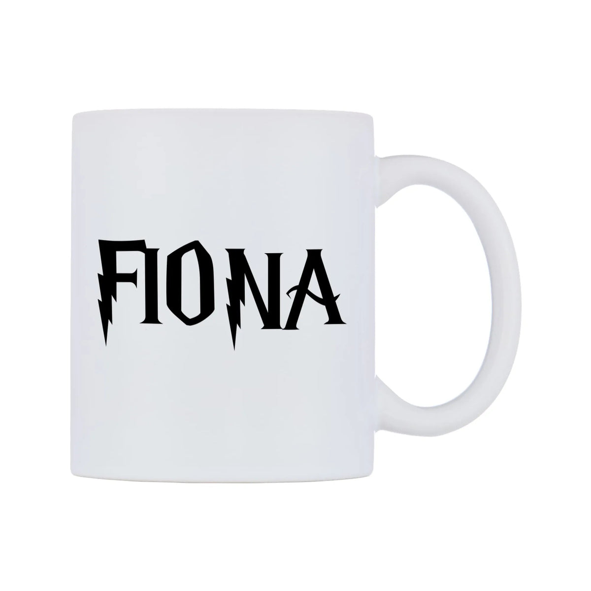 Fiona - Wizard Themed Mug — white 11oz gloss mug, left side, on a white background