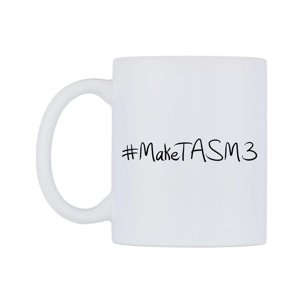 MakeTASM3 Mug — mug, right side, on a white background