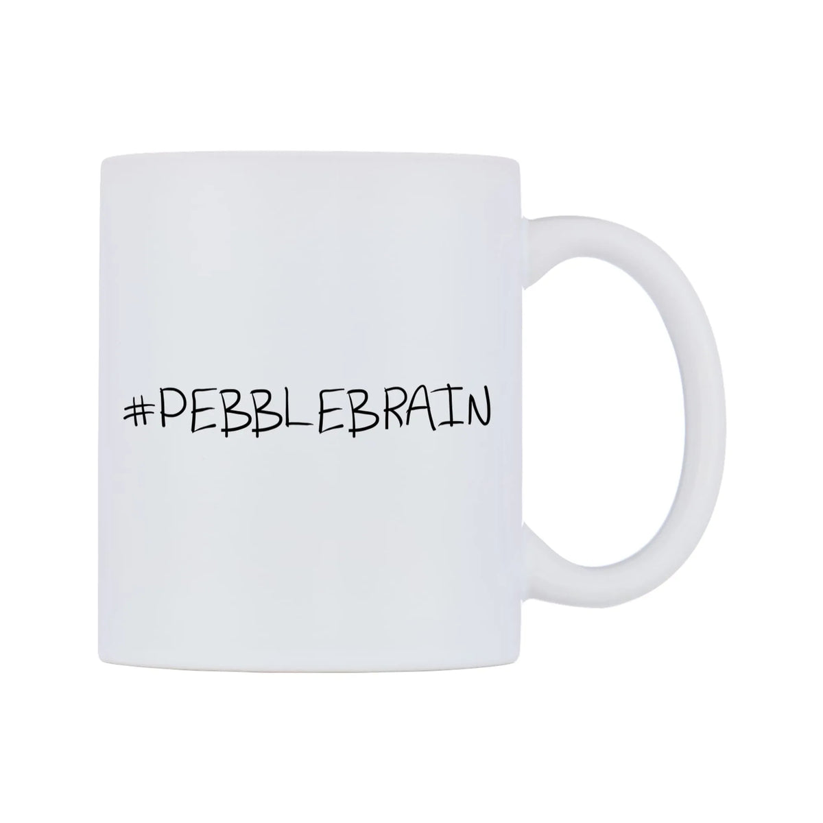 PEBBLEBRAIN Mug — mug, left side, on a white background