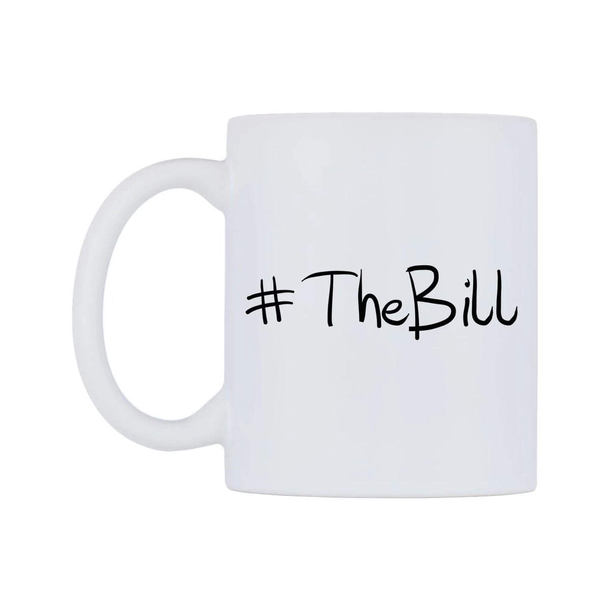 TheBill Mug — mug, right side, on a white background