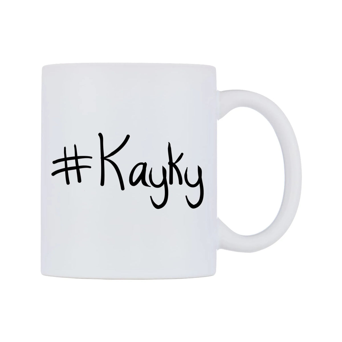 Kayky Mug — mug, left side, on a white background