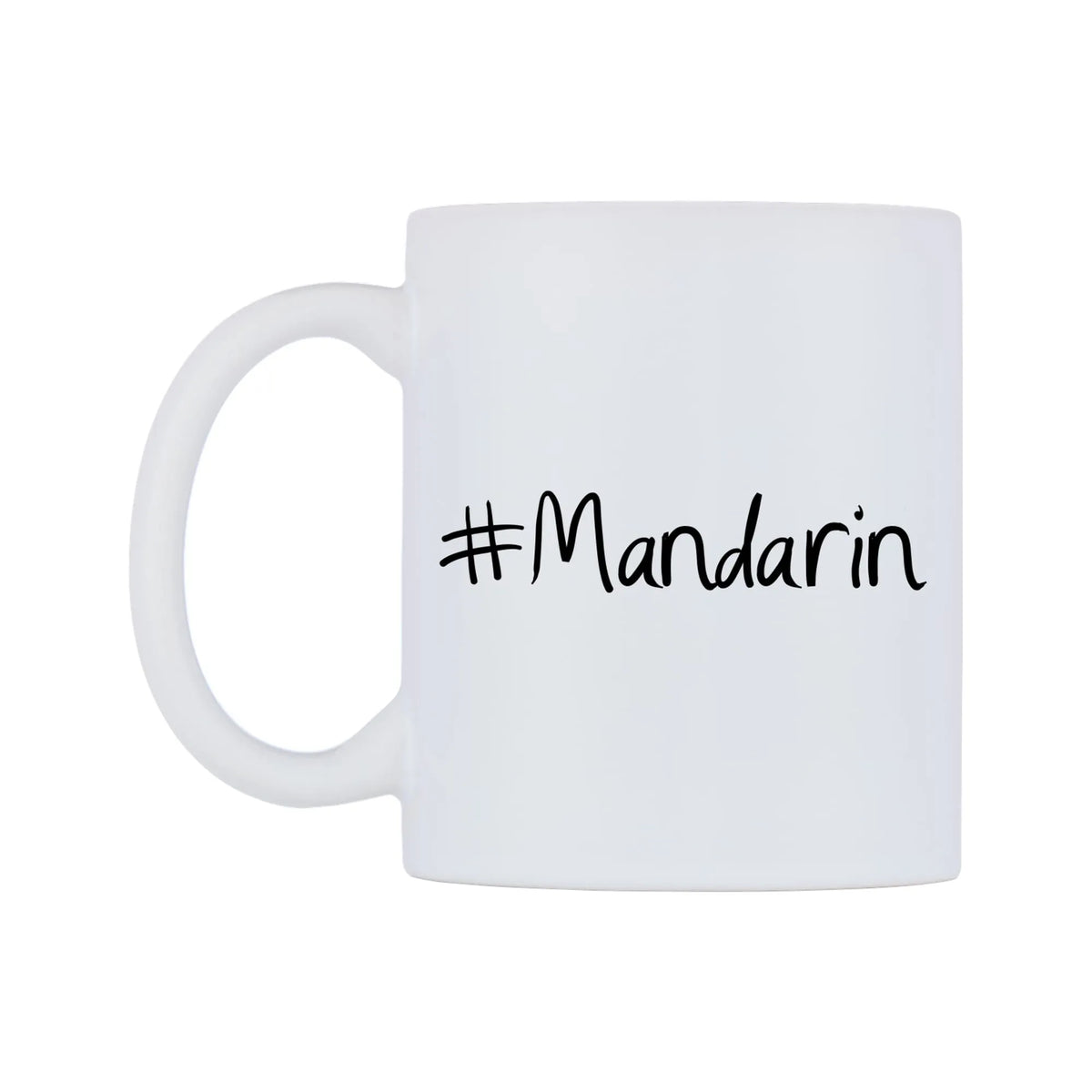 Mandarin Mug — mug, right side, on a white background