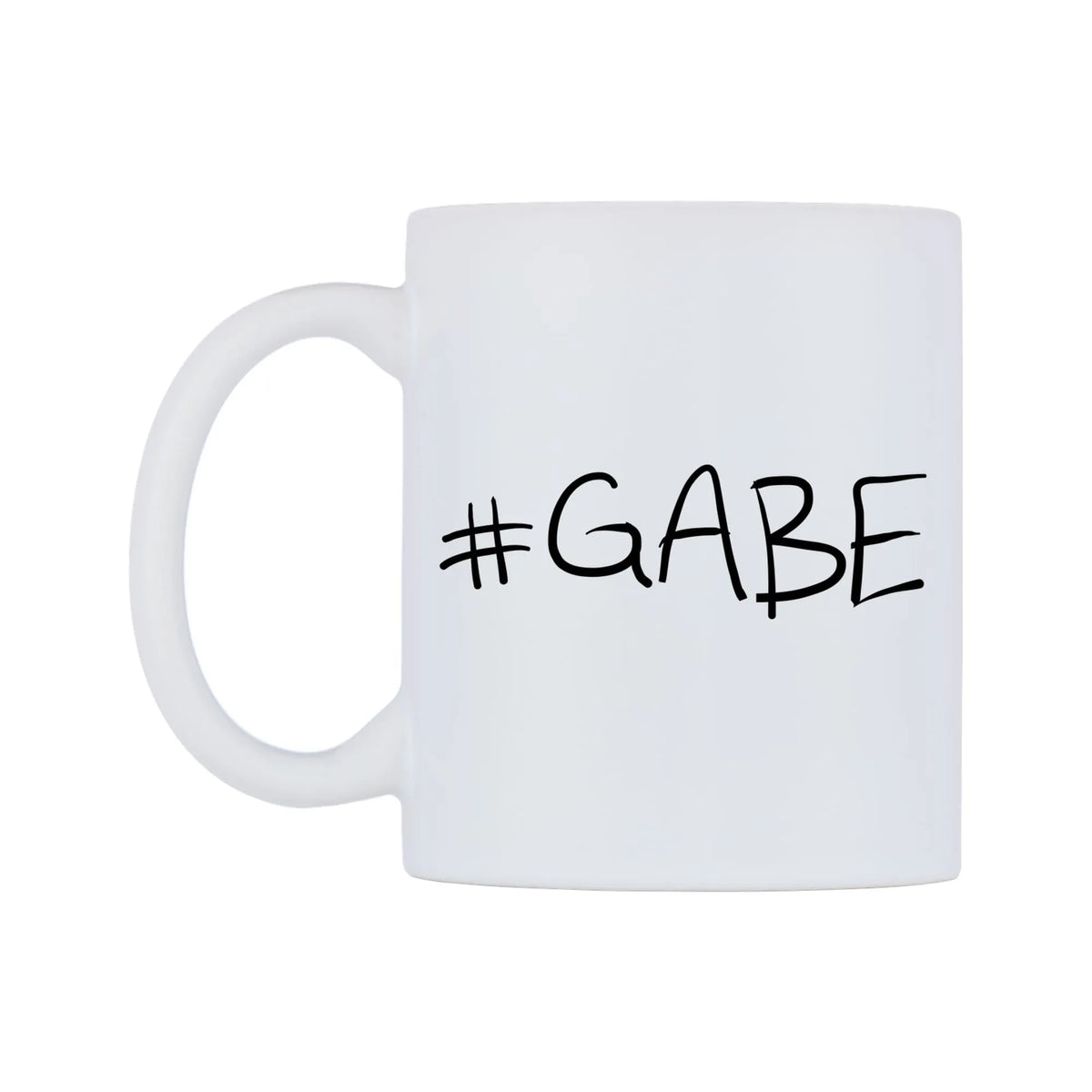 GABE Mug — mug, right side, on a white background