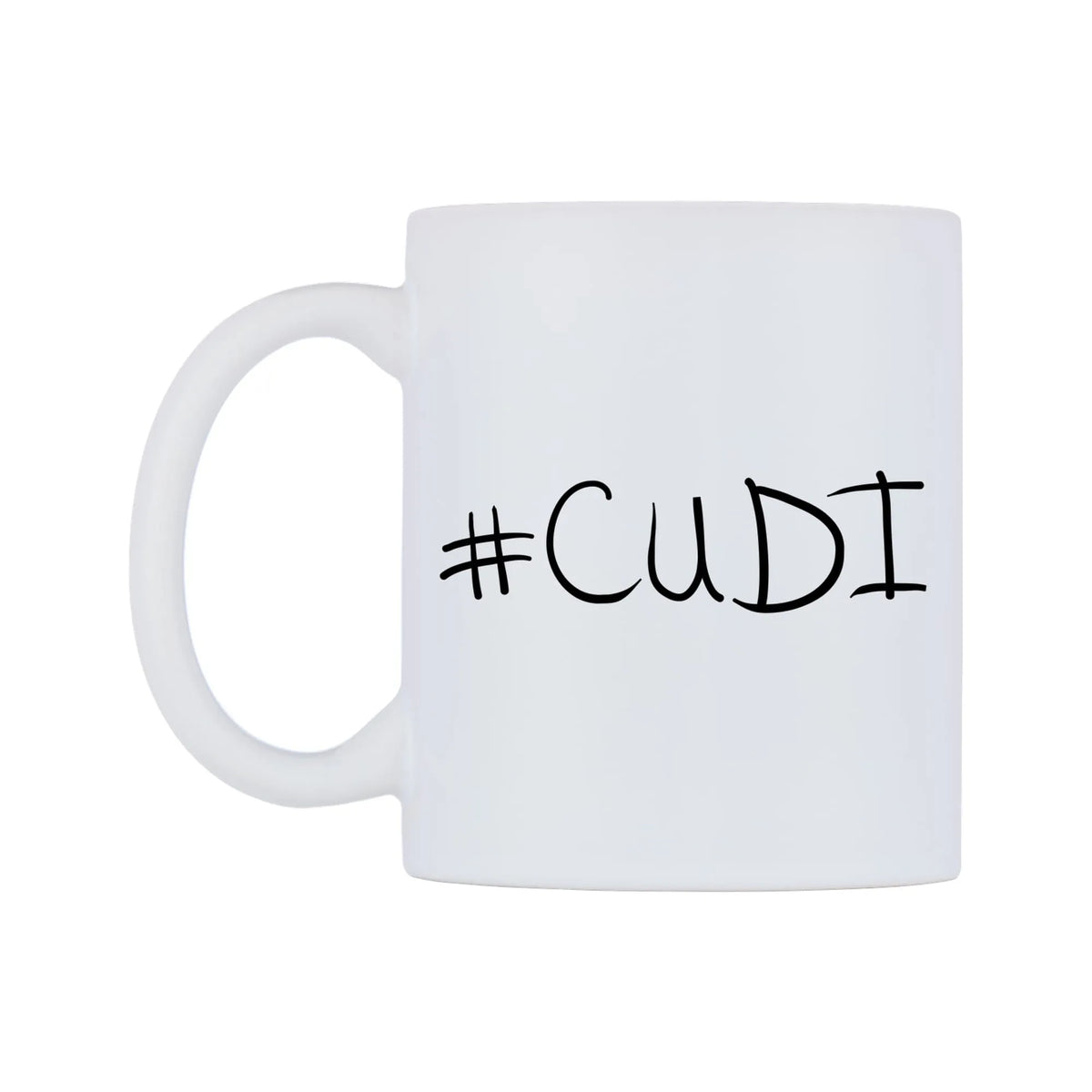 CUDI Mug — mug, right side, on a white background