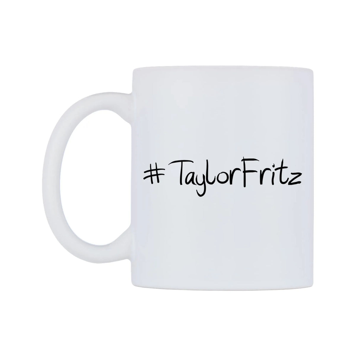 TaylorFritz Mug — mug, right side, on a white background